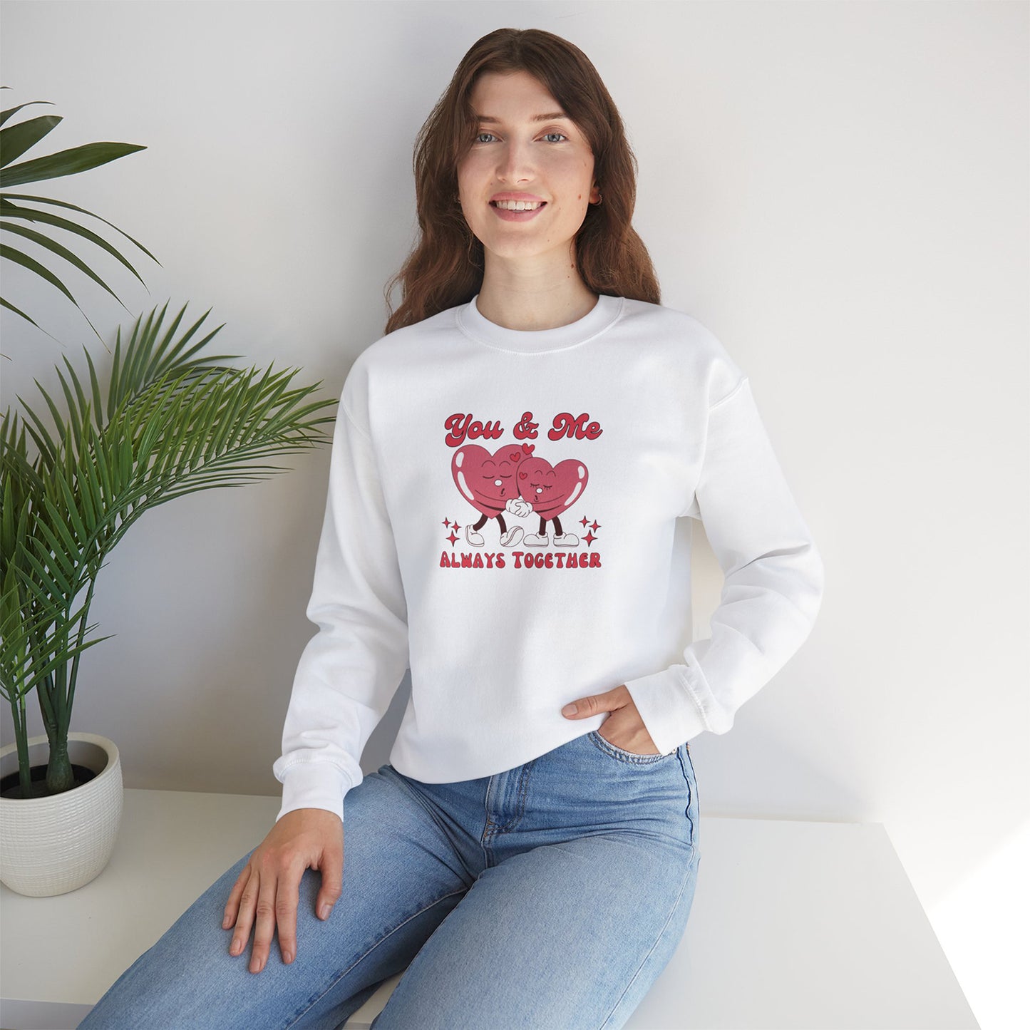 Women's Cute Colored Cotton Sweatshirt