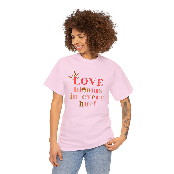 Women's Love Blooms printed T-shirt