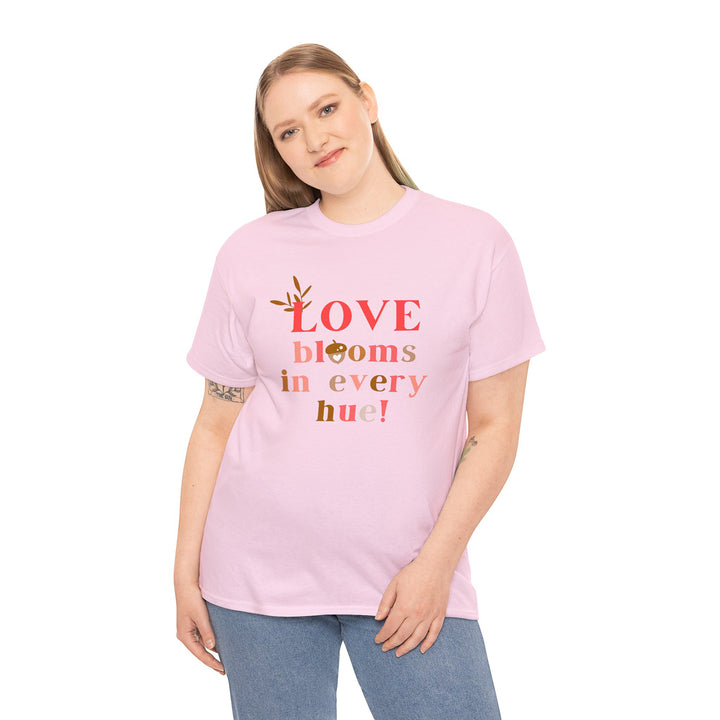 Women's Love Blooms printed T-shirt