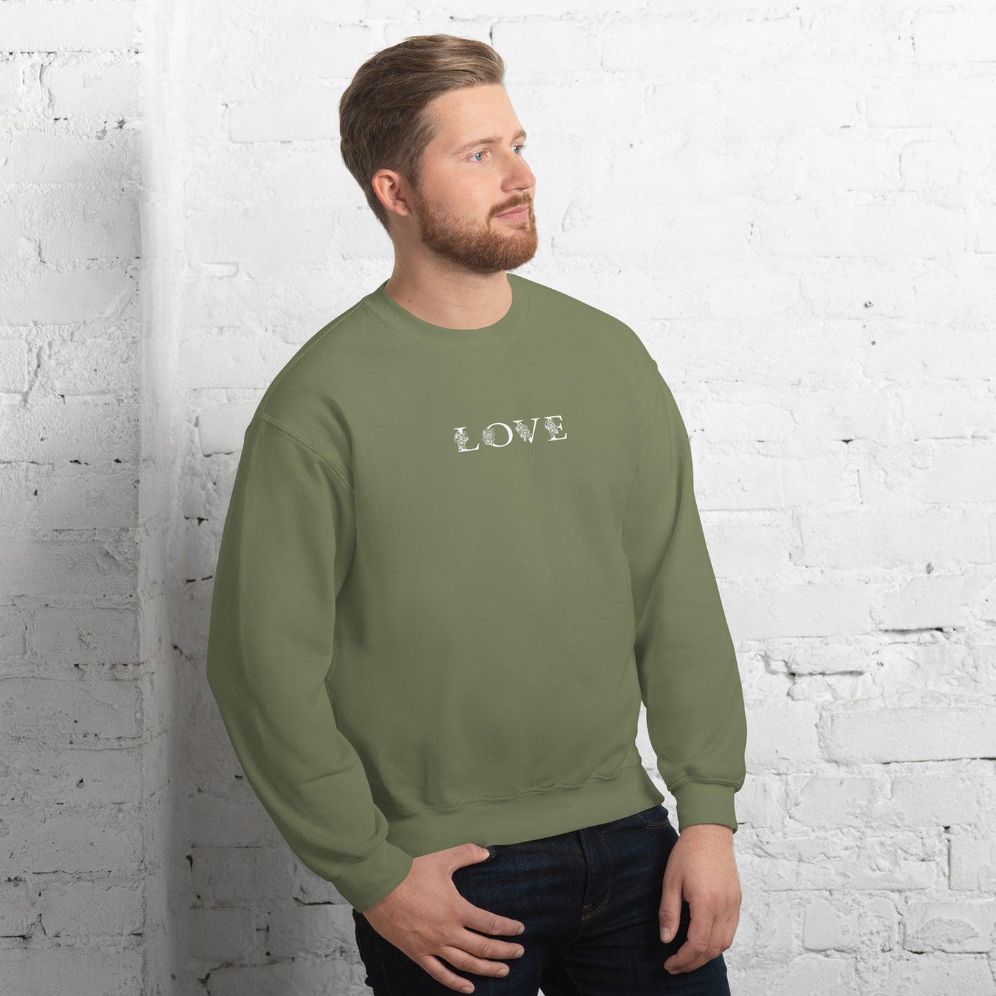 Men's Cotton Crewneck Sweatshirt