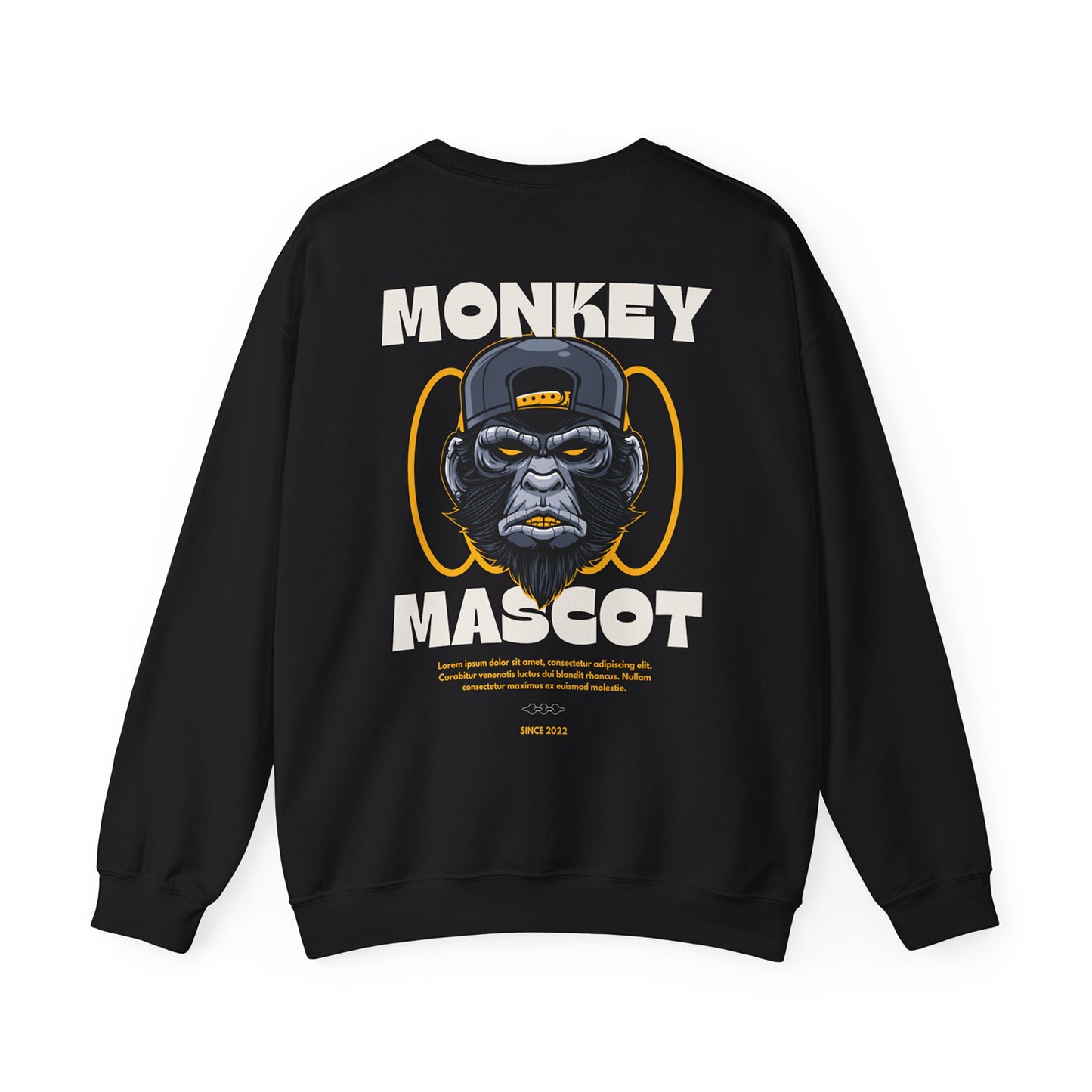 Monkey Mascot Sweatshirt for Men
