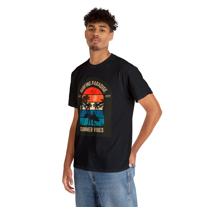 Summer Vibes Men's Cotton Comfy Tee