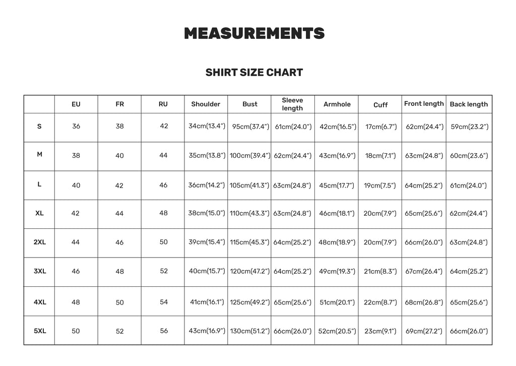 Size Guide