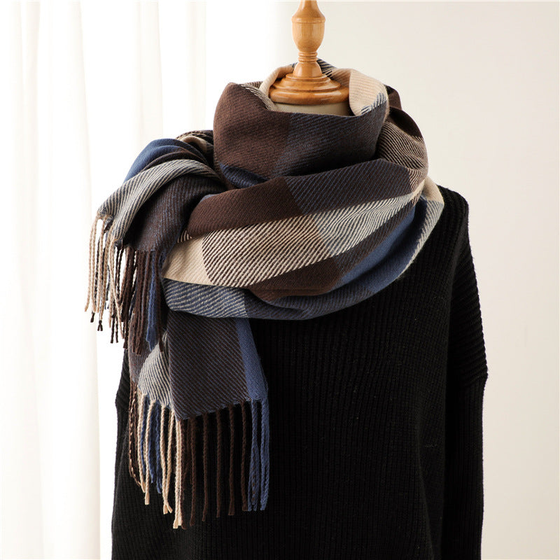 Warm Artificial Cashmere Scarf