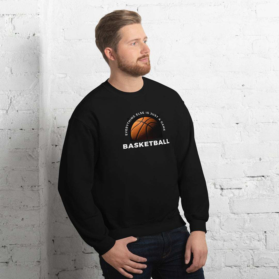 Sporty Basketball Men's Cotton Sweatshirt