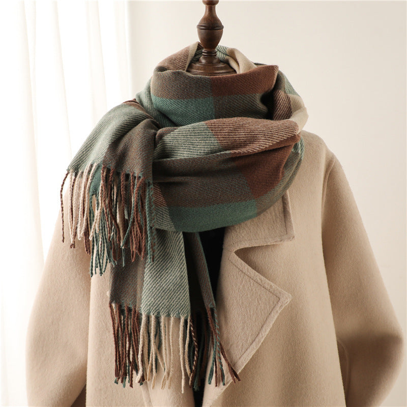 Warm Artificial Cashmere Scarf