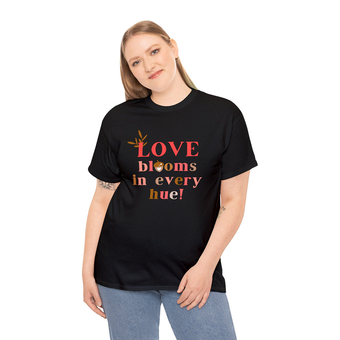 Women's Love Blooms printed T-shirt