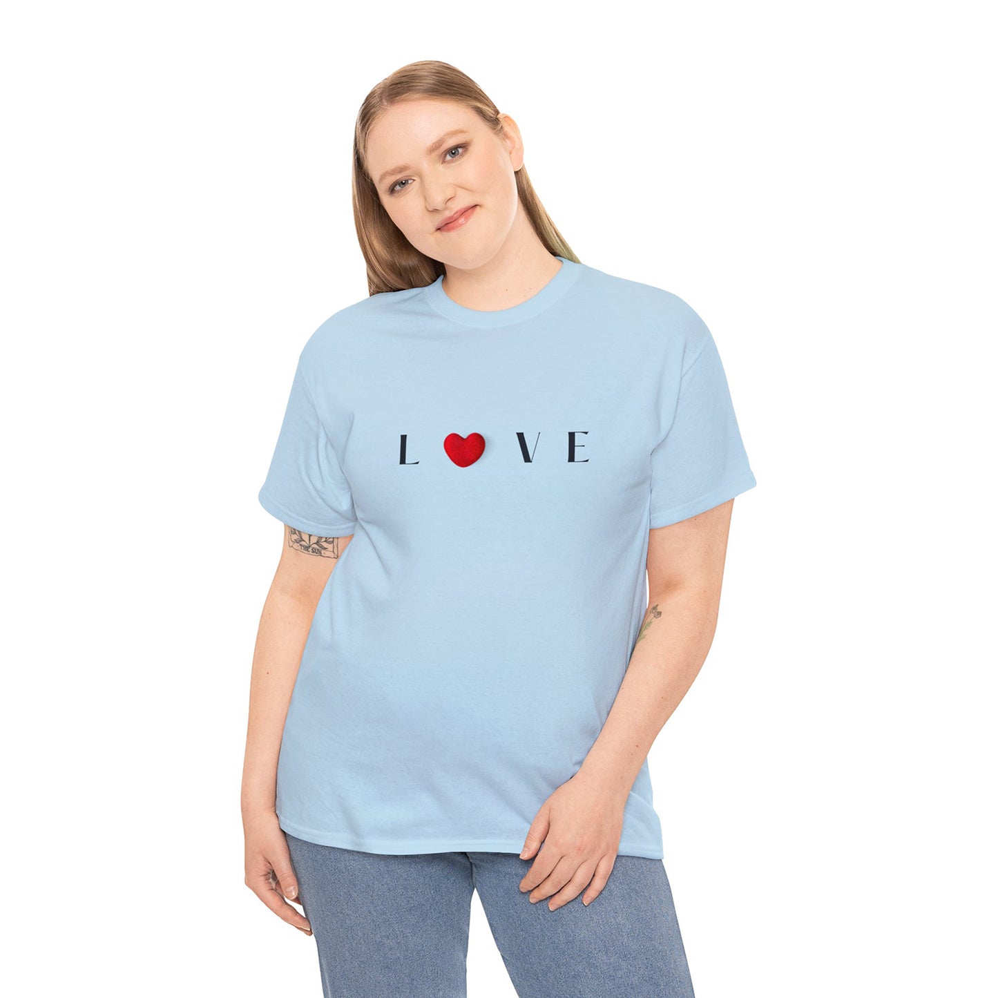 Love Heart printed T-shirt