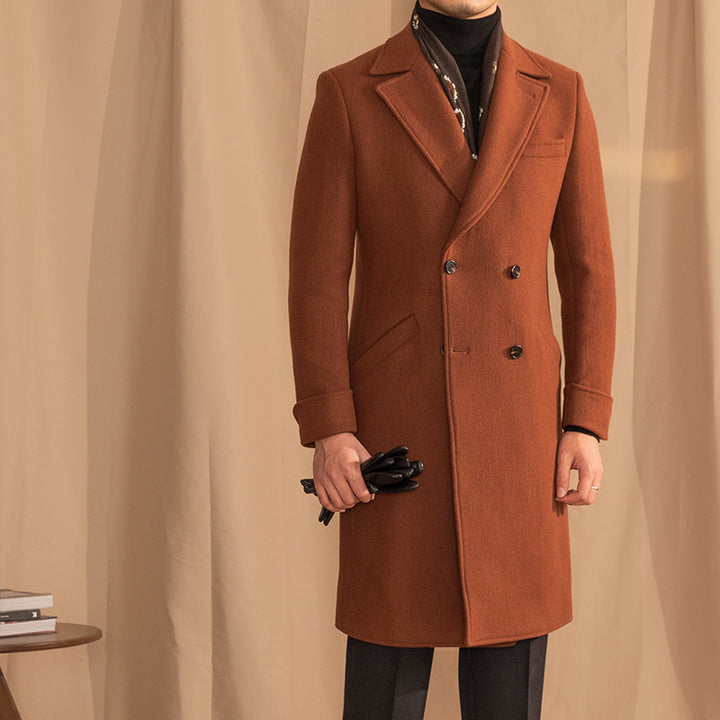 Warm Coat Double-breasted Overcoat