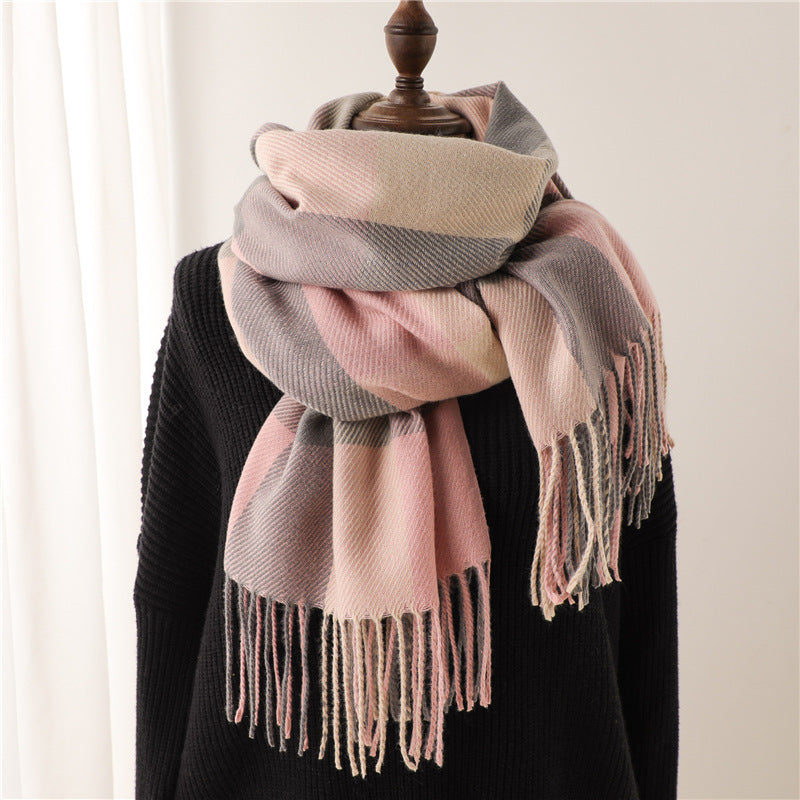 Warm Artificial Cashmere Scarf