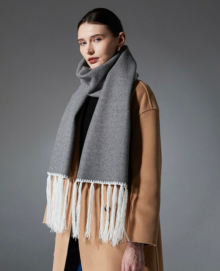 Winter Double-faced  Solid Scarf