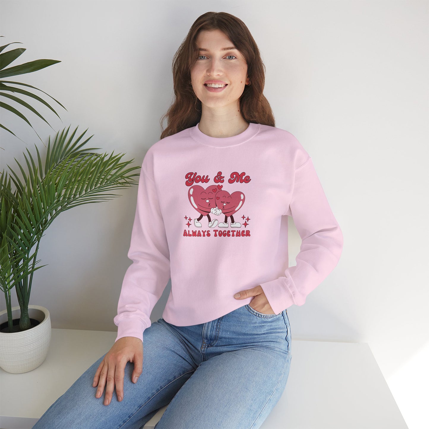 Women's Cute Colored Cotton Sweatshirt