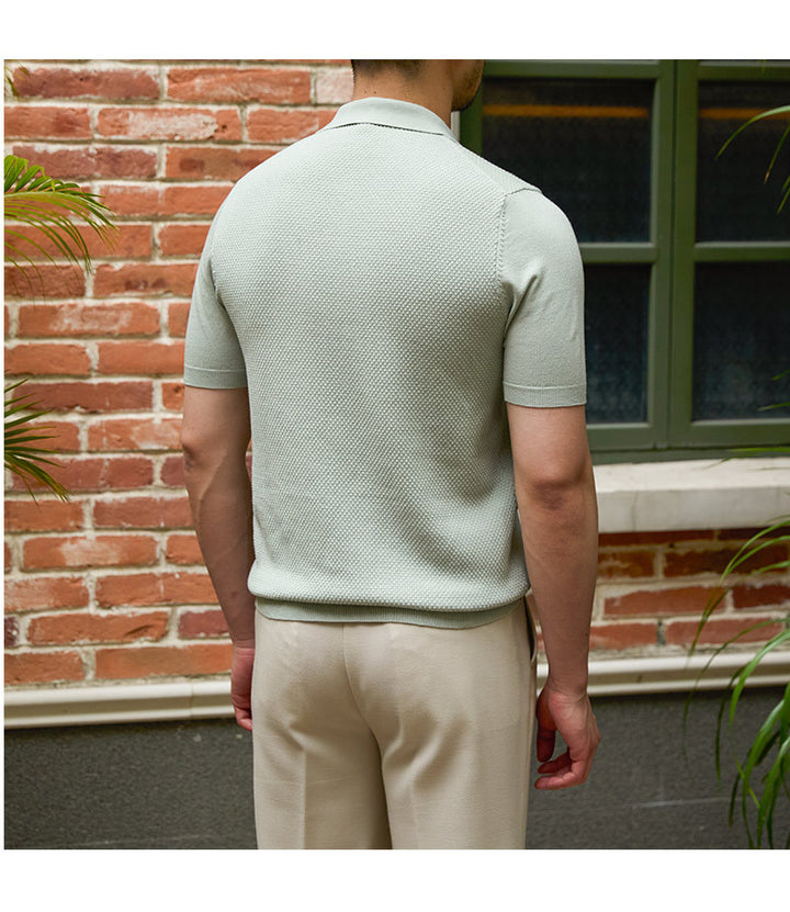 Slim Fit Lyocell Polo