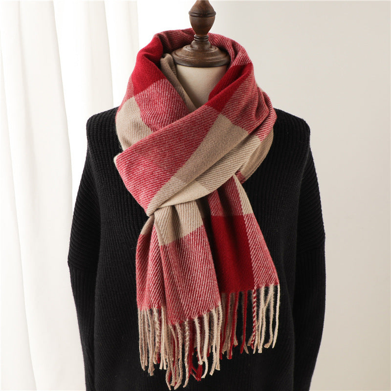 Warm Artificial Cashmere Scarf