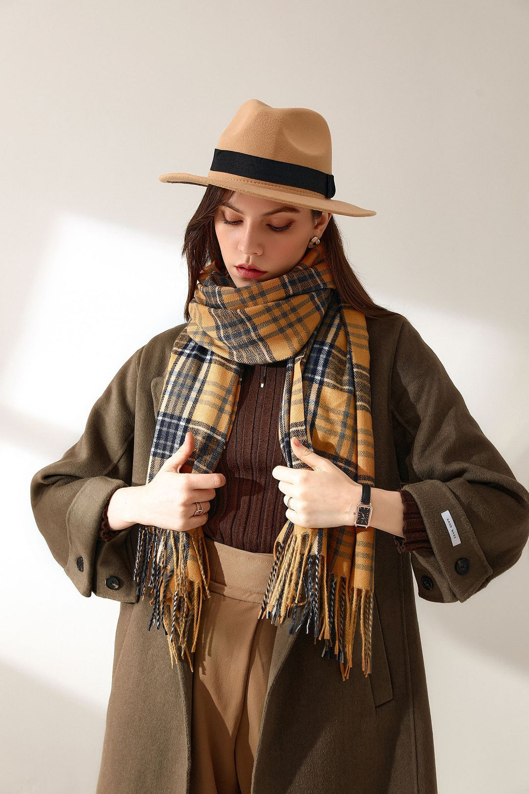 Classic Cashmere Scarf Women