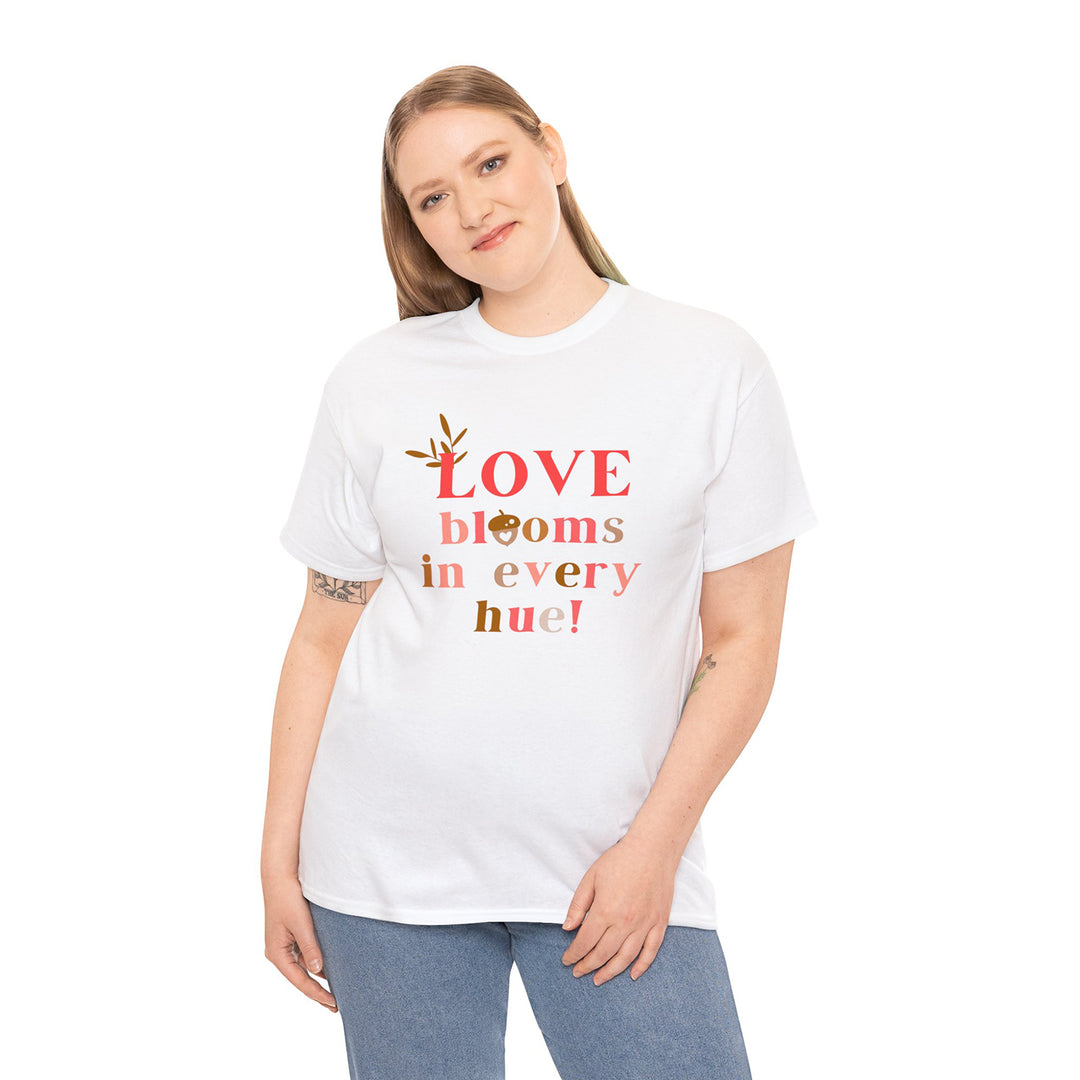 Women's Love Blooms printed T-shirt