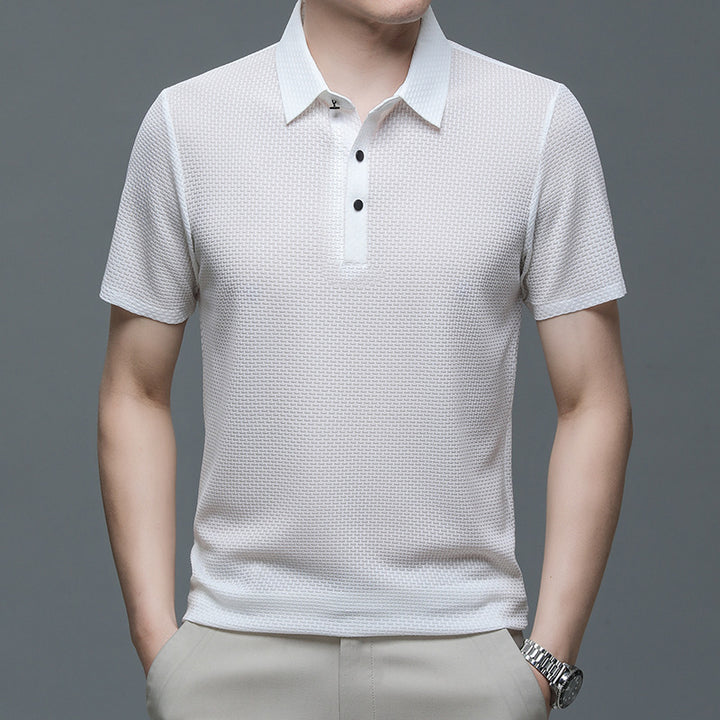 Seersucker Polo Shirt