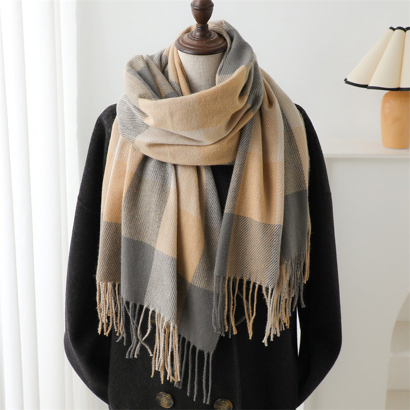 Warm Artificial Cashmere Scarf