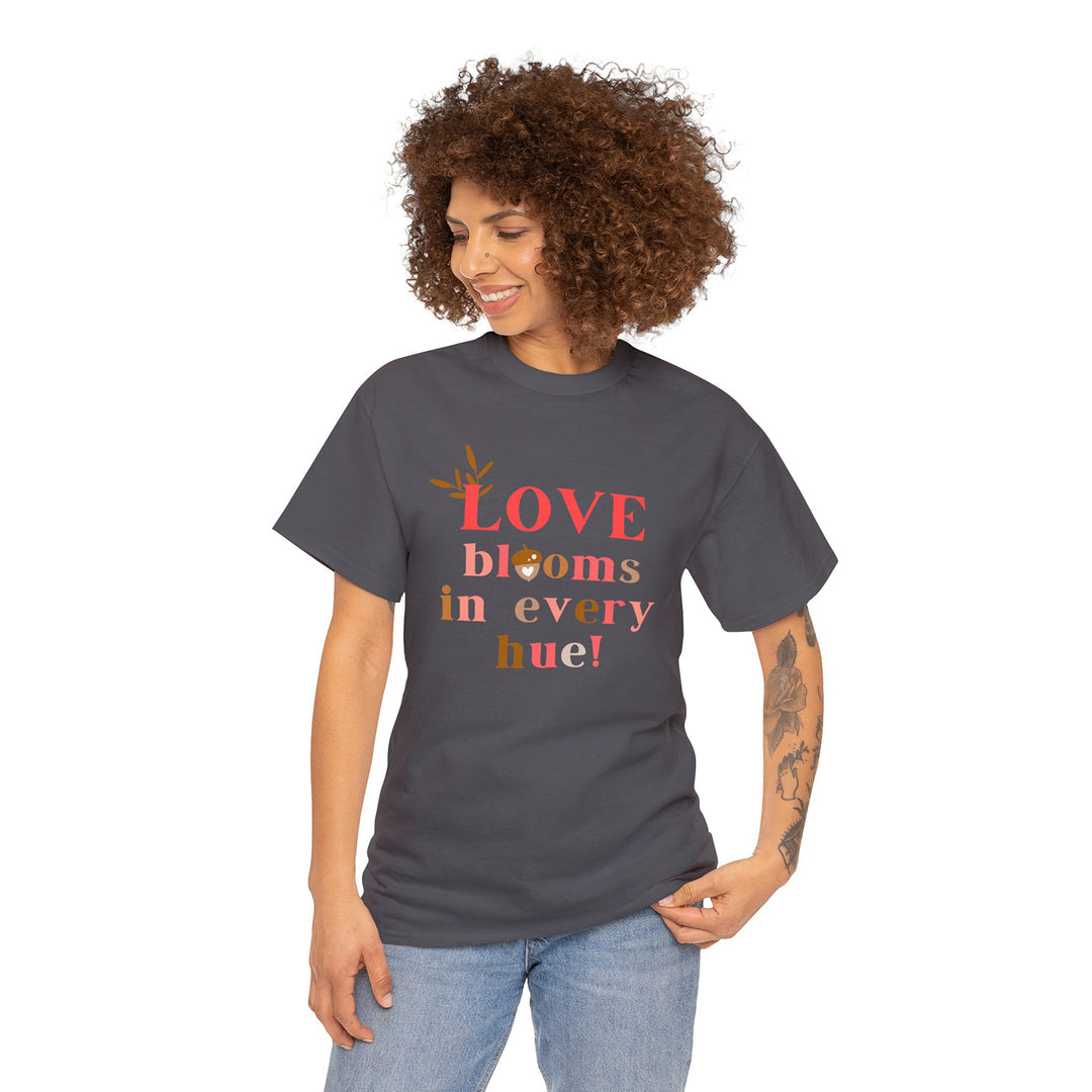 Women's Love Blooms printed T-shirt