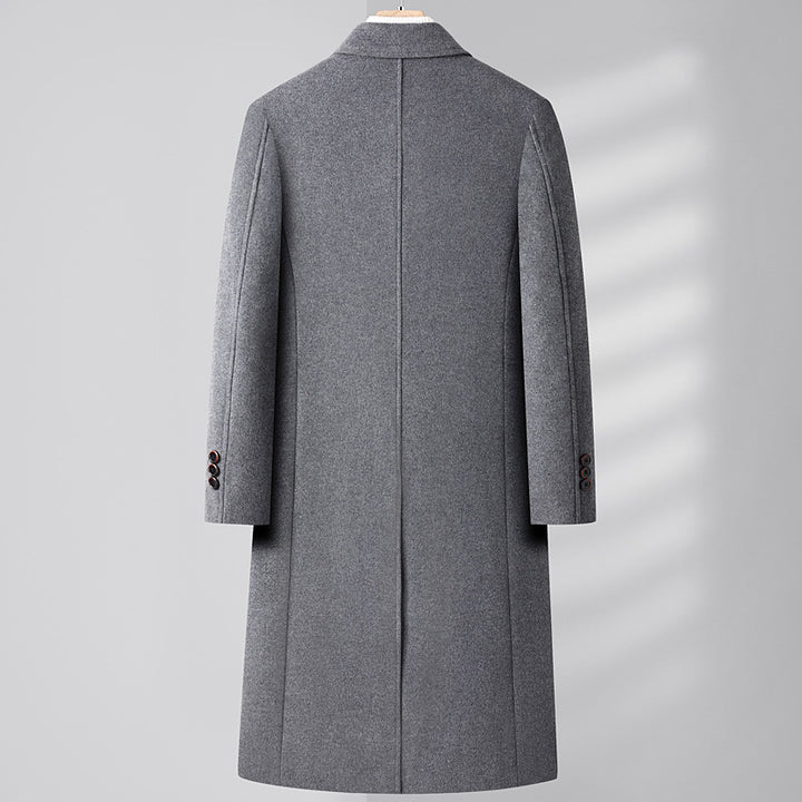 Woolen Overknee Coat