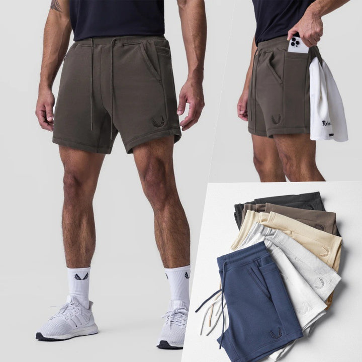 Cotton Embroidered Sports Shorts