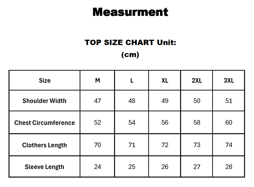 Size Guide