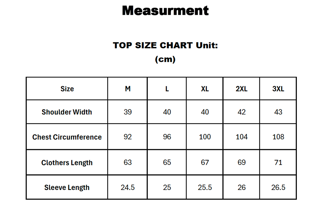 Size Guide