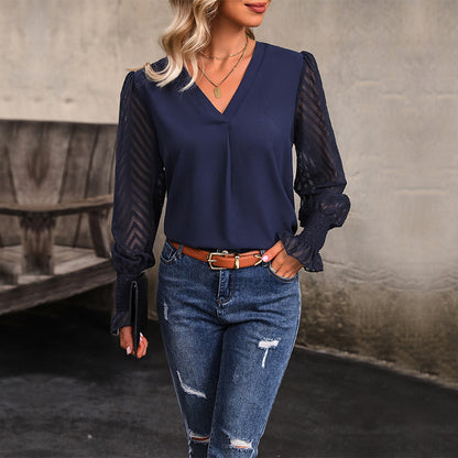 v-neck-shirt-with-outerwear-top-long-sleeve