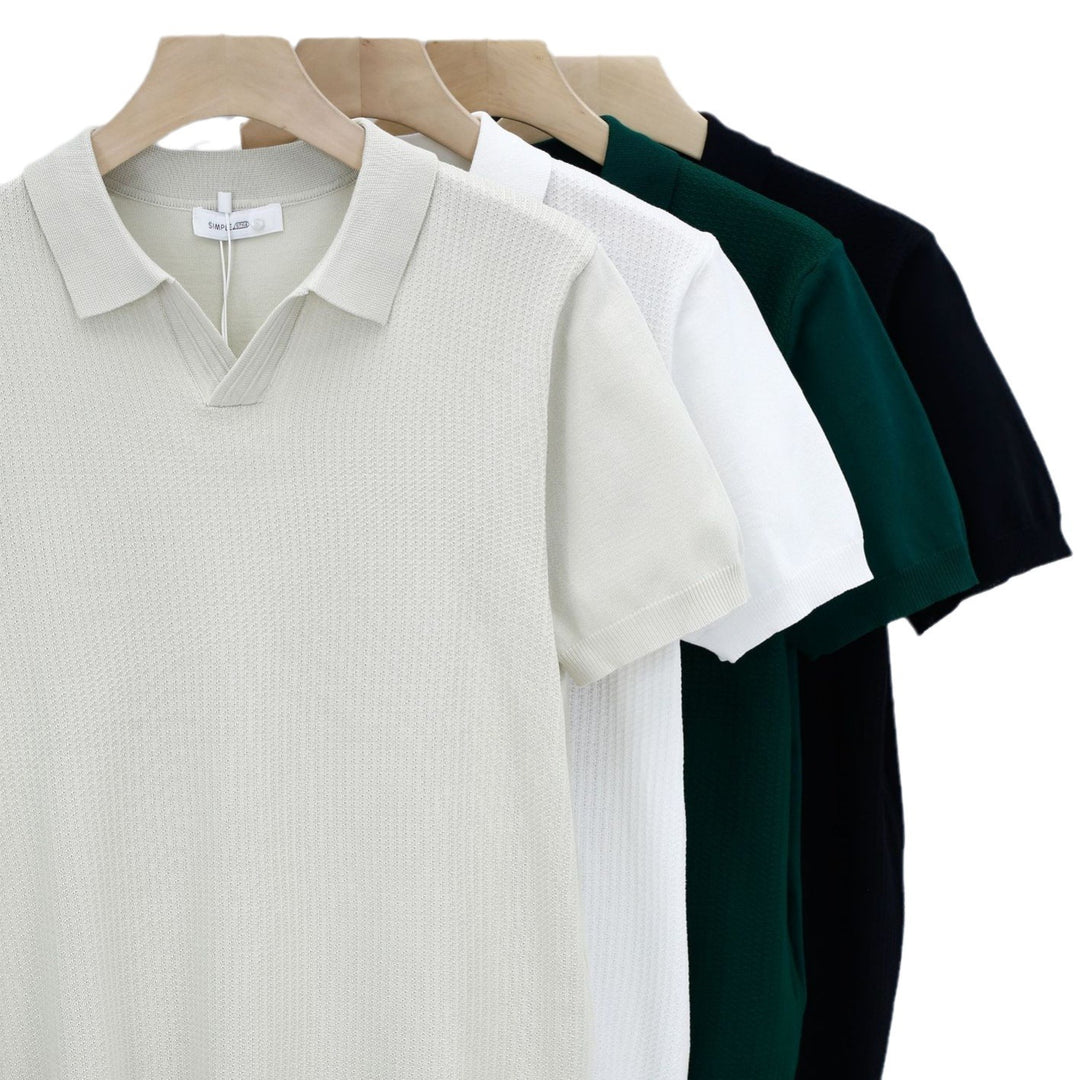 Trendy Knitted Polo