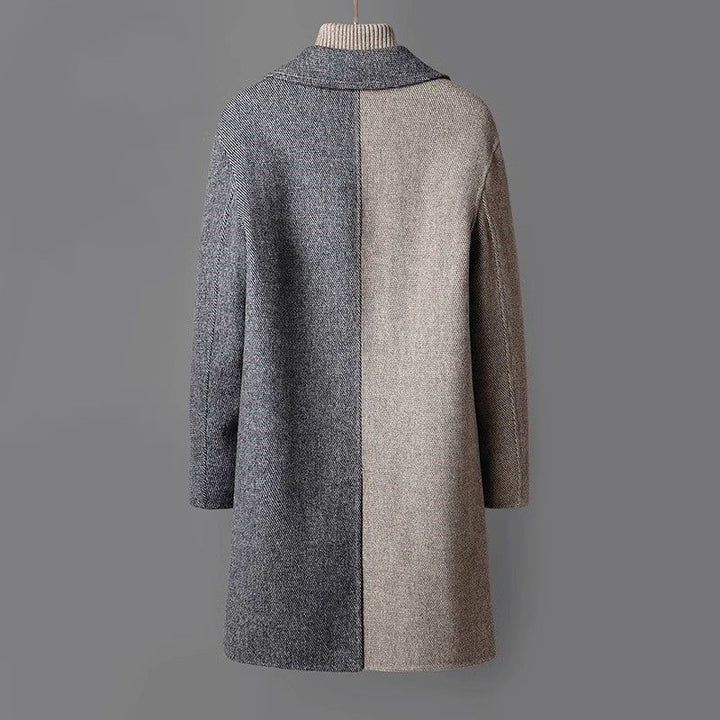 Men's Mid-length Loose Woolen Coat