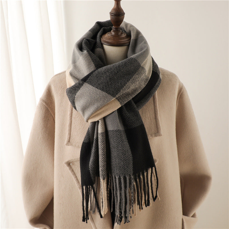 Warm Artificial Cashmere Scarf