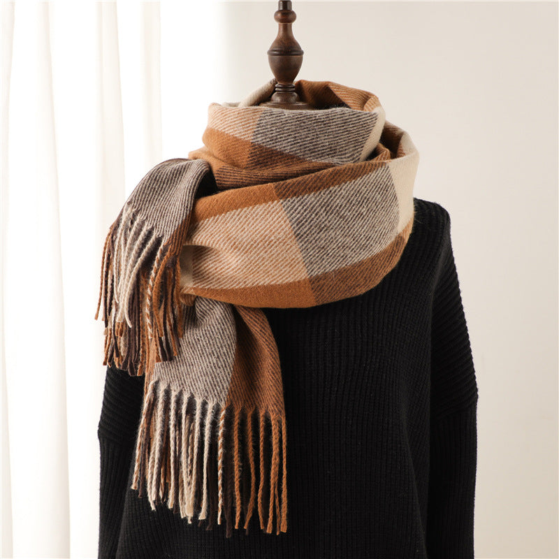 Warm Artificial Cashmere Scarf