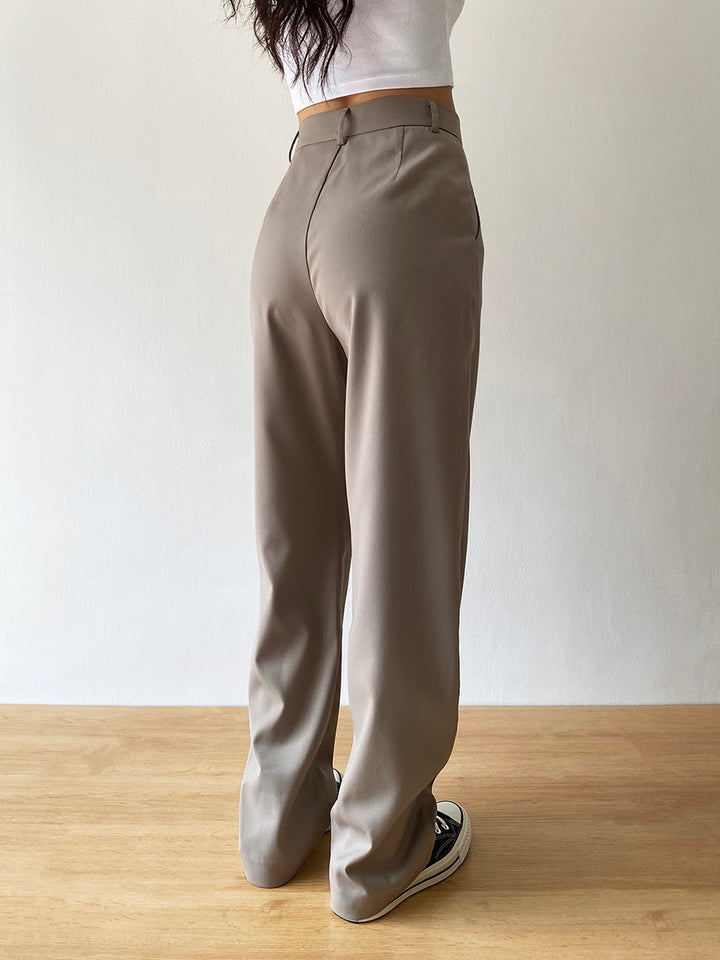 Women's Retro Slimming Straight Pants