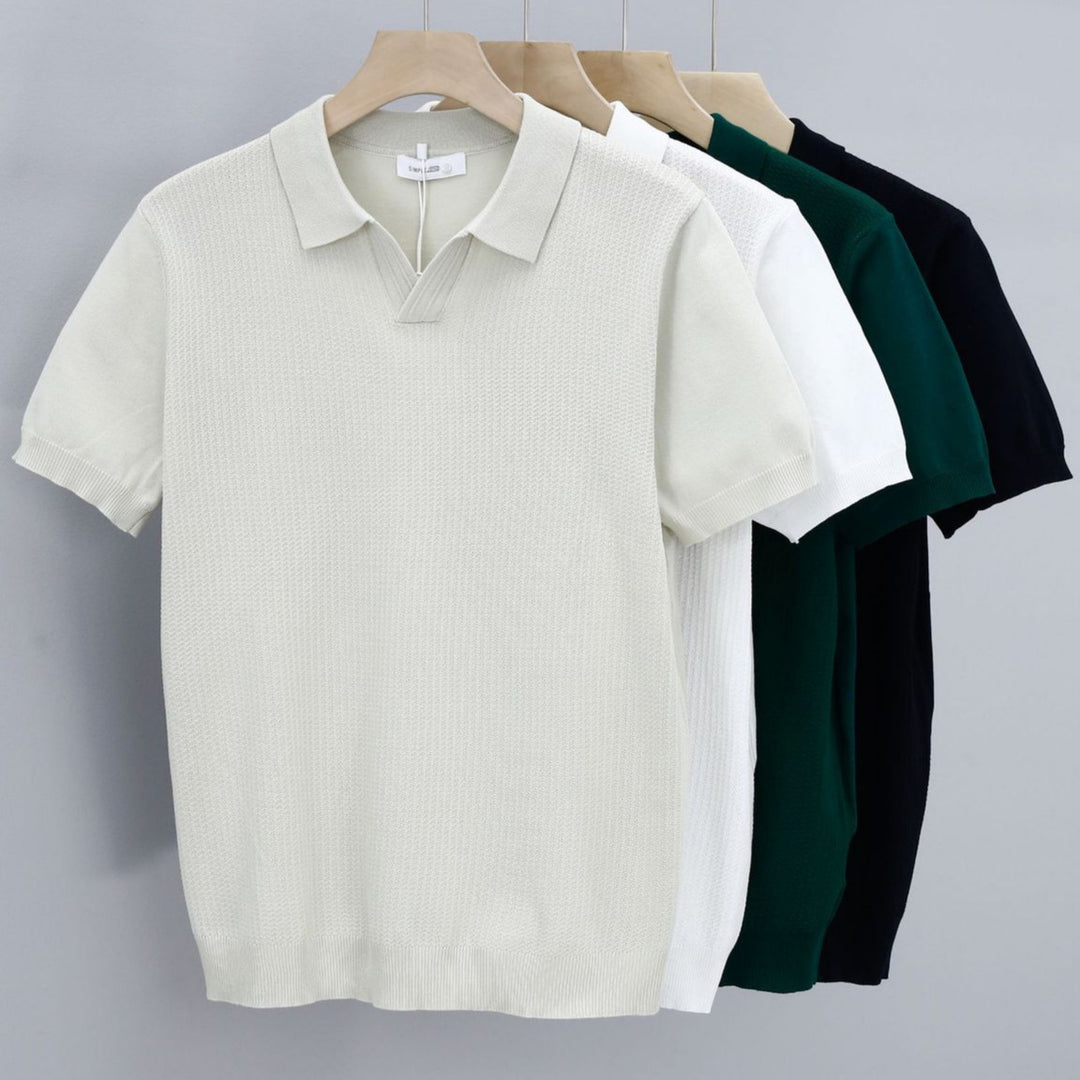 Trendy Knitted Polo