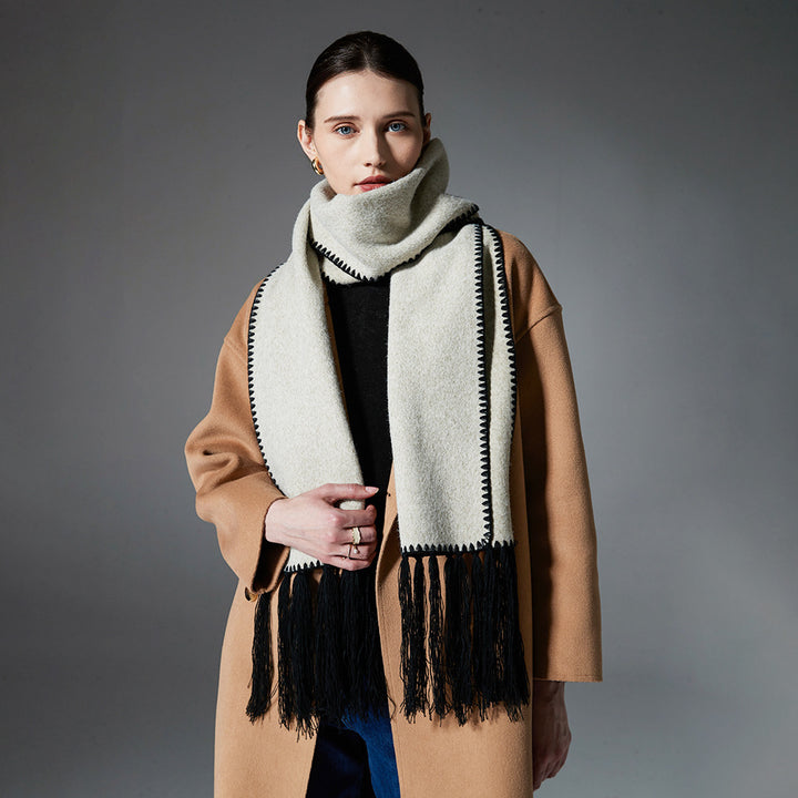 Winter Double-faced  Solid Scarf